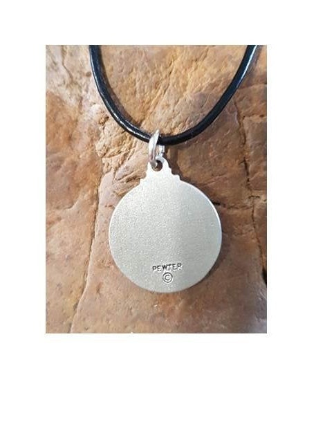 St Joseph Patron Saint Of Fathers,Saint for Families and Workers Pewter Chain, St Joseph Pendant on Leather adjustable Chain,Pewter Medal