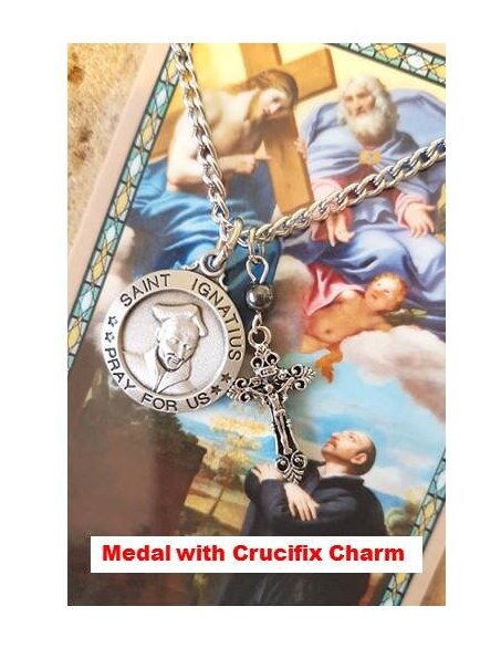 St Ignatius of Loyola Medal,Saint Ignatius Patron Saint Necklace,Confirmation Boys Gifts Ideas,Patron for Education,Graduation Gifts