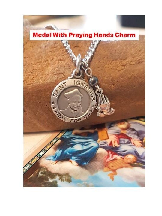 St Ignatius of Loyola Medal,Saint Ignatius Patron Saint Necklace,Confirmation Boys Gifts Ideas,Patron for Education,Graduation Gifts