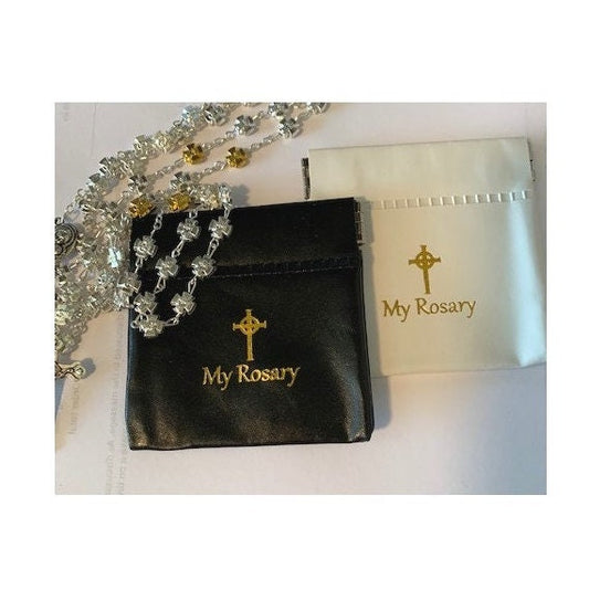 Rosary Pouch Magnetic Seal, Clip On Rosary Case, Rosary Wallet