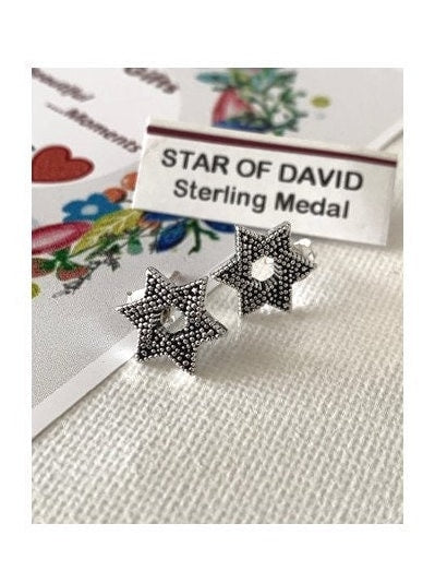 Sterling Silver Star Of David Stud,Star Of David Sterling Earring, Small Star Earring Stud, Judaica Jewelry, Orthodox Ladies Gift