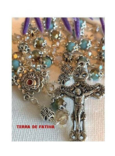 Our Lady of Fatima Rosary,Terra de Fatima Rosary, Blessed Virgin Mary, Apparition of Mary, Our Lady of the Holy Rosary, Mother of God Relics