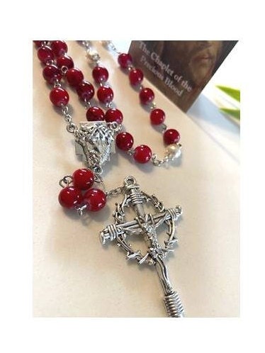 Chaplet of Precious Blood 1, Precious Blood Of Jesus Chaplet Rosary, How to Pray The Chaplet, Easter Gifts, Holy Rosary of Jesus,