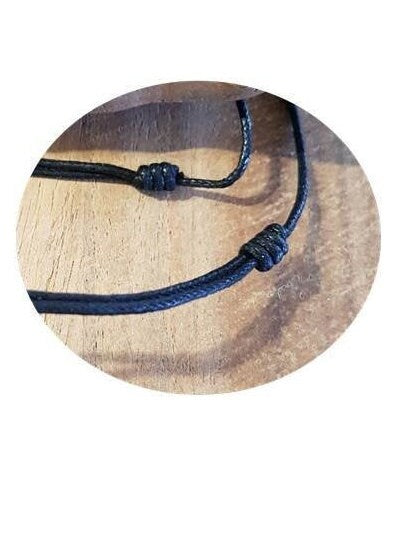 Blue St Michael Necklace , St Michael Badge Medal, Policeman and Military Gift,Adjustable Cord Archangel Michael, Men's and Youth Gift