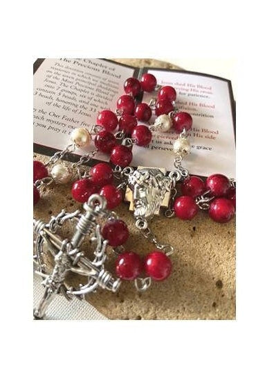 Chaplet of Precious Blood 1, Precious Blood Of Jesus Chaplet Rosary, How to Pray The Chaplet, Easter Gifts, Holy Rosary of Jesus,