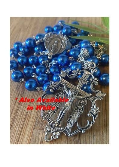 Behold Your Son Rosary, Easter Rosary, Lent Prayer Beads, Jesus Crucifixion, Our Lady of Sorrow Catholic Prayer Beads,Blessed Mother Medal