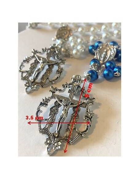 Behold Your Son Rosary, Easter Rosary, Lent Prayer Beads, Jesus Crucifixion, Our Lady of Sorrow Catholic Prayer Beads,Blessed Mother Medal