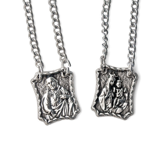 Scapular Sacred Heart Metal
